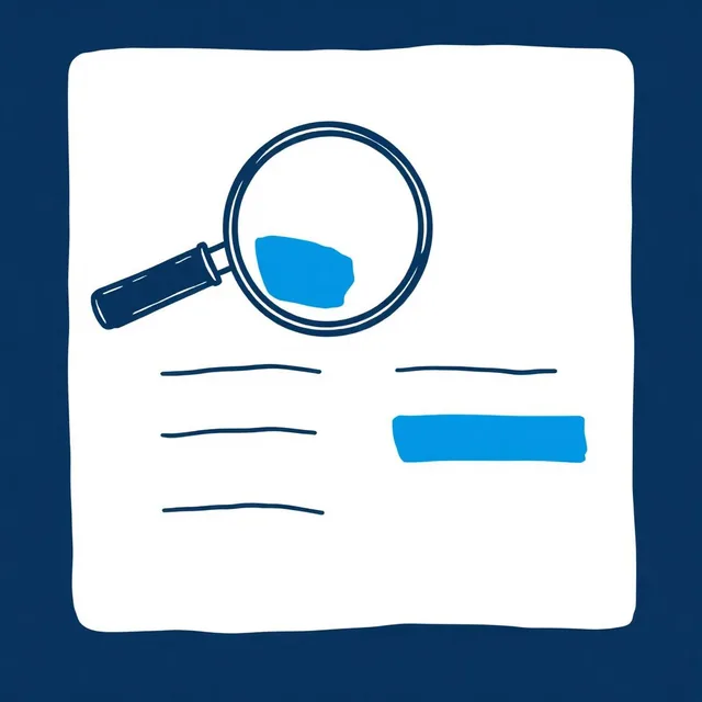 Magnifying glass over an attorney directory highlighting one row